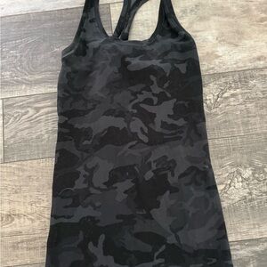 Lululemon Athletica Black Fitted Tank Top